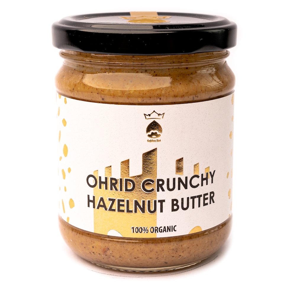 100% Organic Ohrid Crunchy hazelnut butter - Les Gastronomes