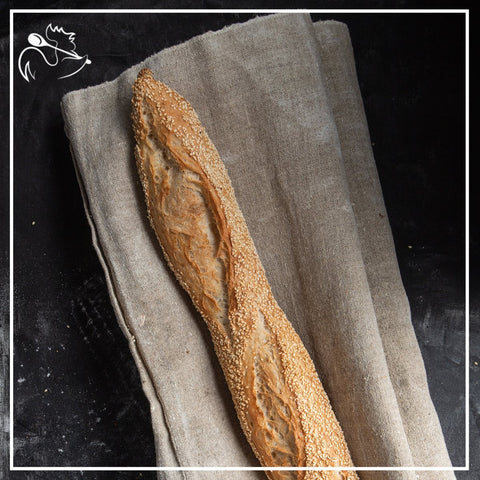 Artisan French Baguette Tradition with Sesame x2 - Les Gastronomes