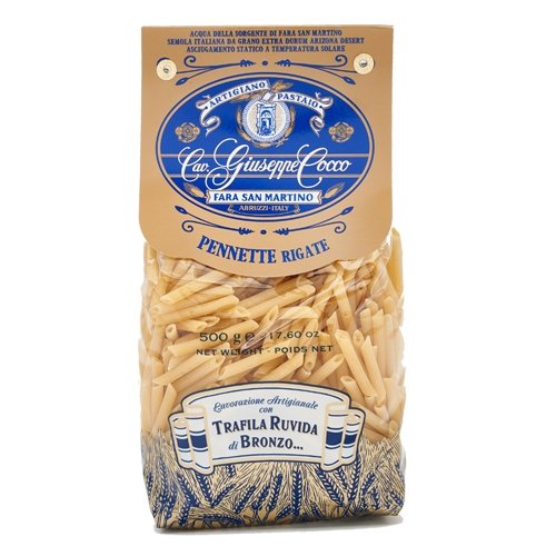 Artisanal Pennette Rigate by Giuseppe Cocco, 500g - Les Gastronomes