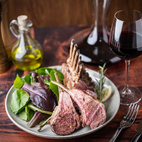 Lamb Rack, Organic, Halal, ±1kg - Les Gastronomes