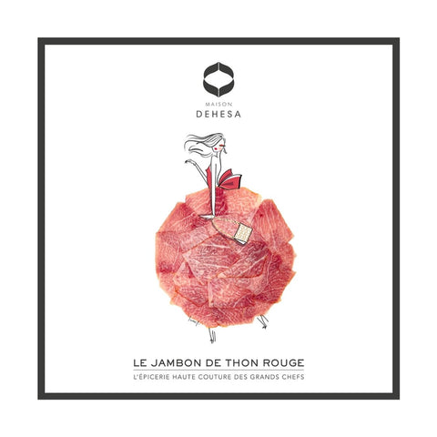 Sliced red tuna ham - Smoked ventresca - Les Gastronomes