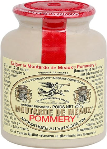 The Moutarde de Meaux® Pommery® 250g with plastic top - Les Gastronomes