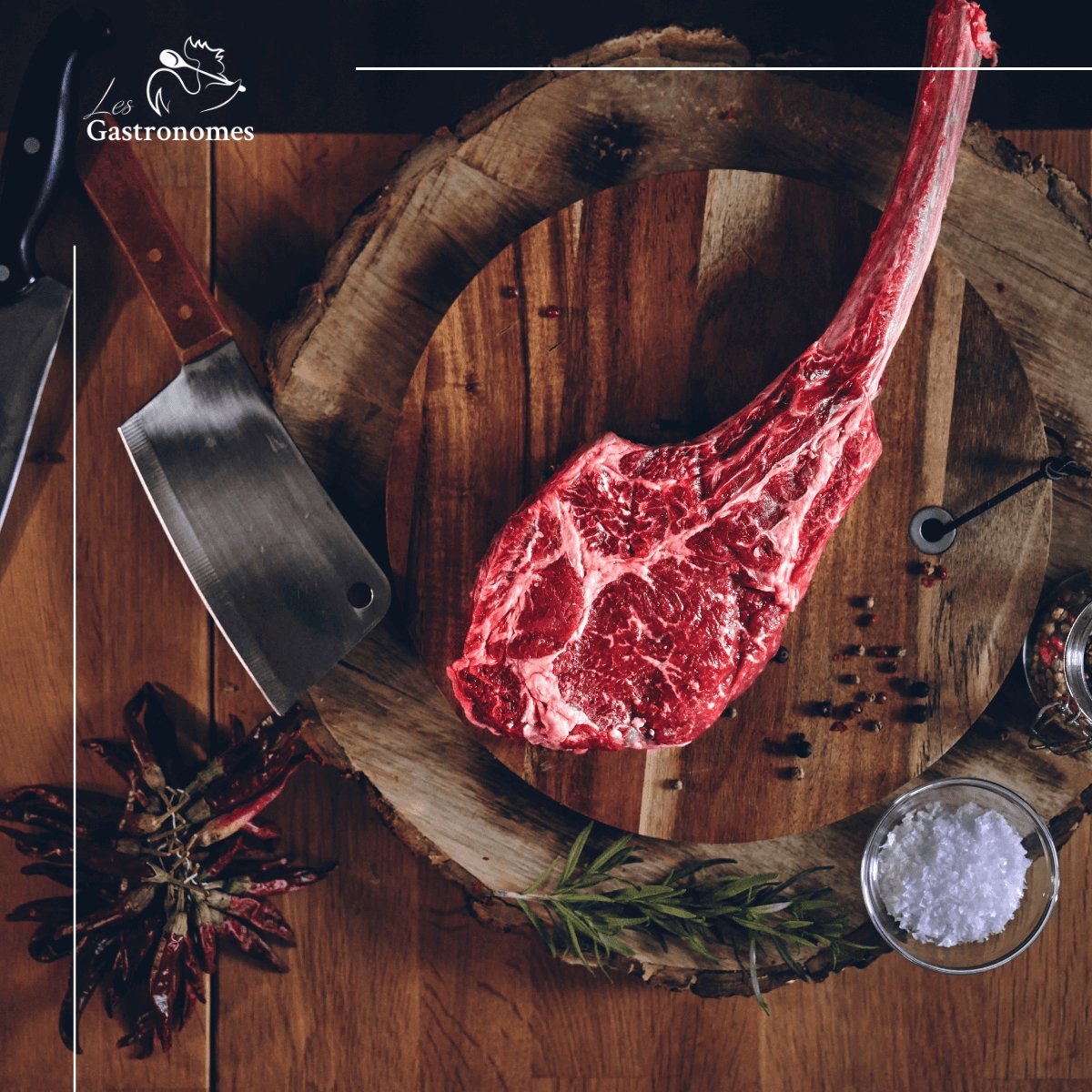 Tomahawk Steak Angus Excellence Selection - Les Gastronomes